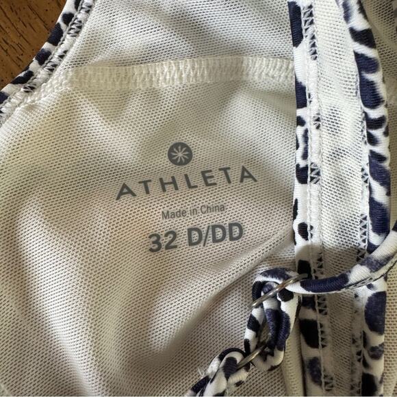 Athleta Zimbabwe High Neck Two Piece Swimsuit Bikini New With Tags - Picture 4 of 6